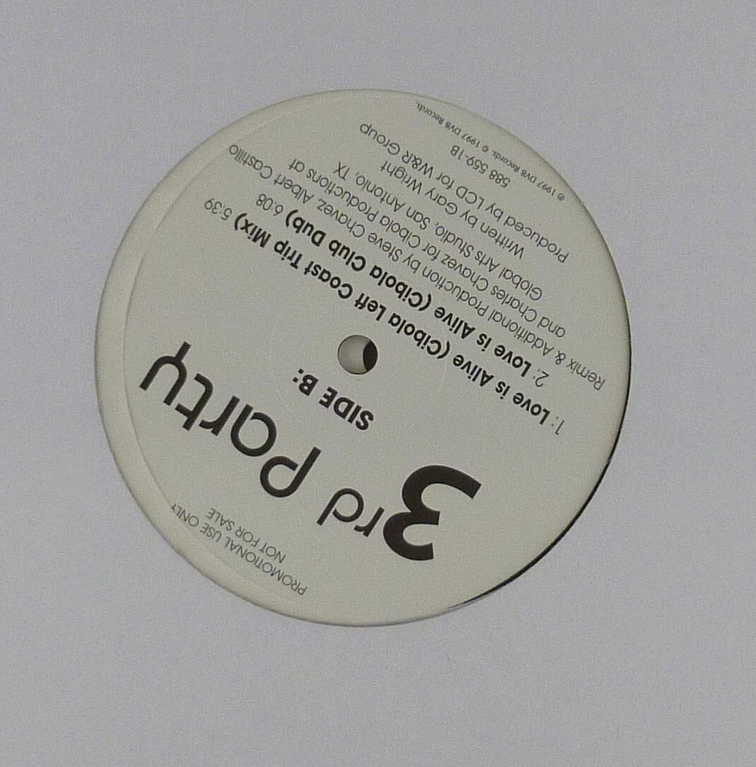 2X 12″ Maxi Vinyl – 3rd Party – Love Is Alive – B348 Z57
