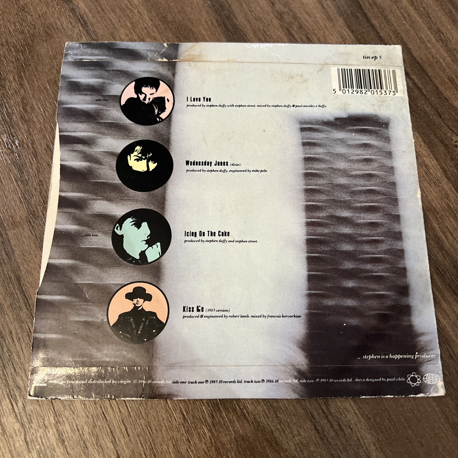 Stephen Duffy – I Love You EP 7” Vinyl 1986 UK 45RPM Pop New Wave