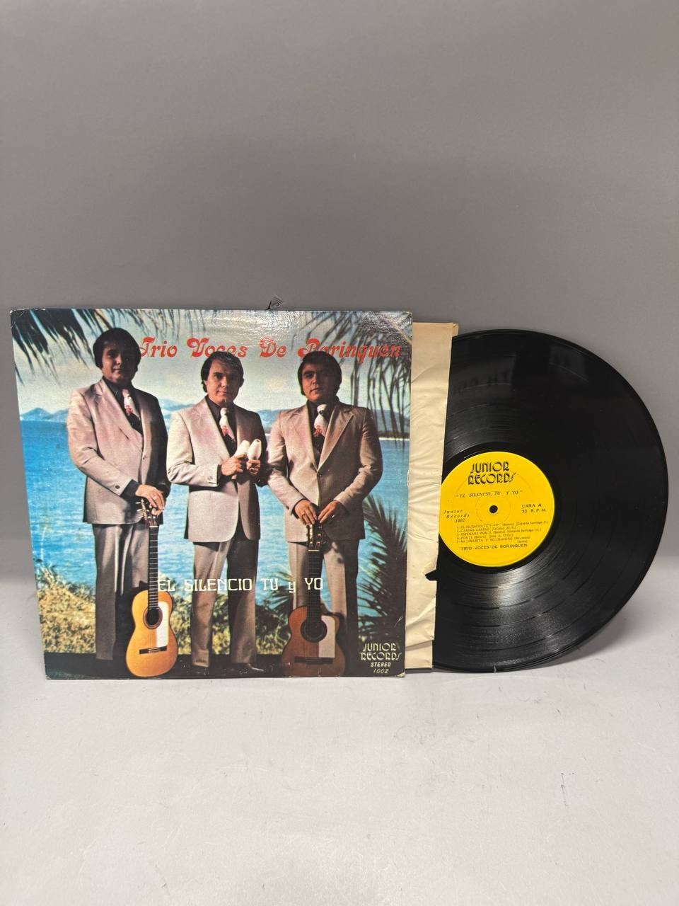 Trio Voces De Borinquen – El Silencio, Tu y Yo LP Vinyl Record Junior Records…