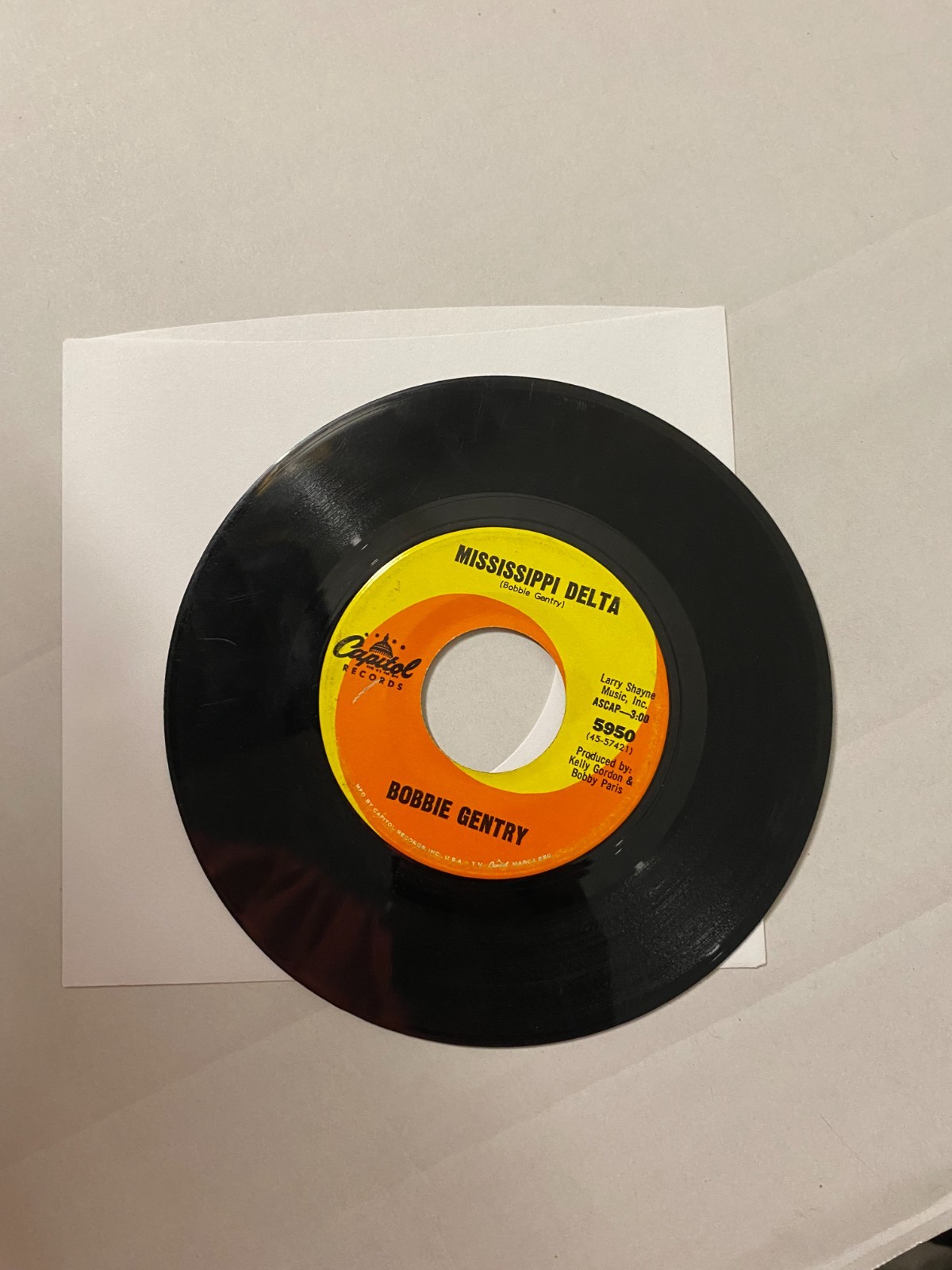 BOBBIE GENTRY ( ODE TO BILLIE JOE / MISSISSIPPI DELTA ) 7″