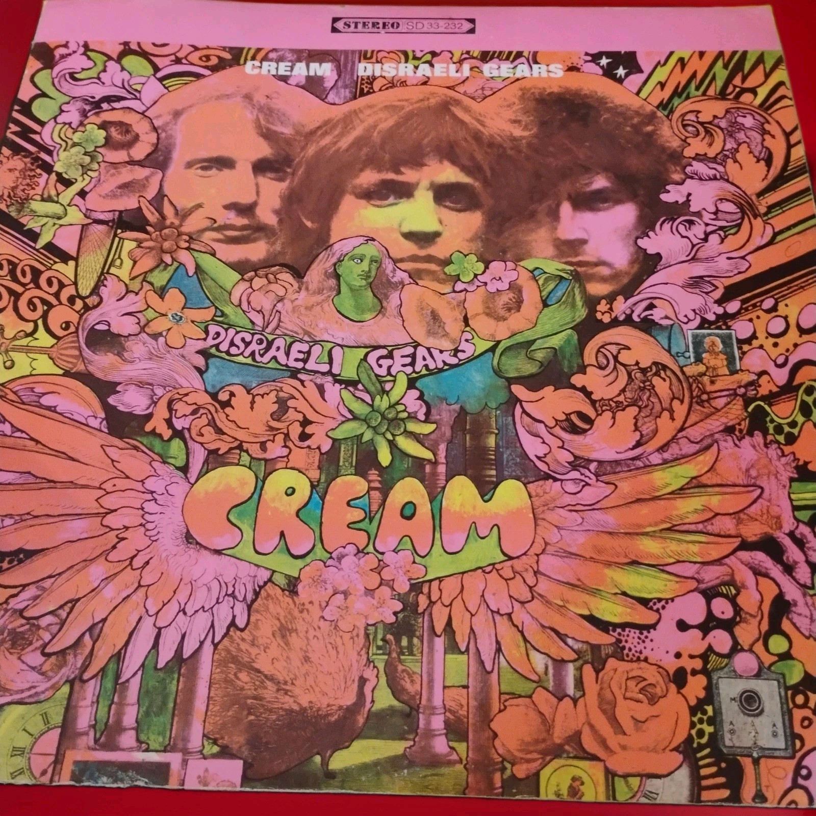 Cream – Disraeli Gears LP Atco Records SD 33-232 1969 Pressing VG/VG+ VINYL