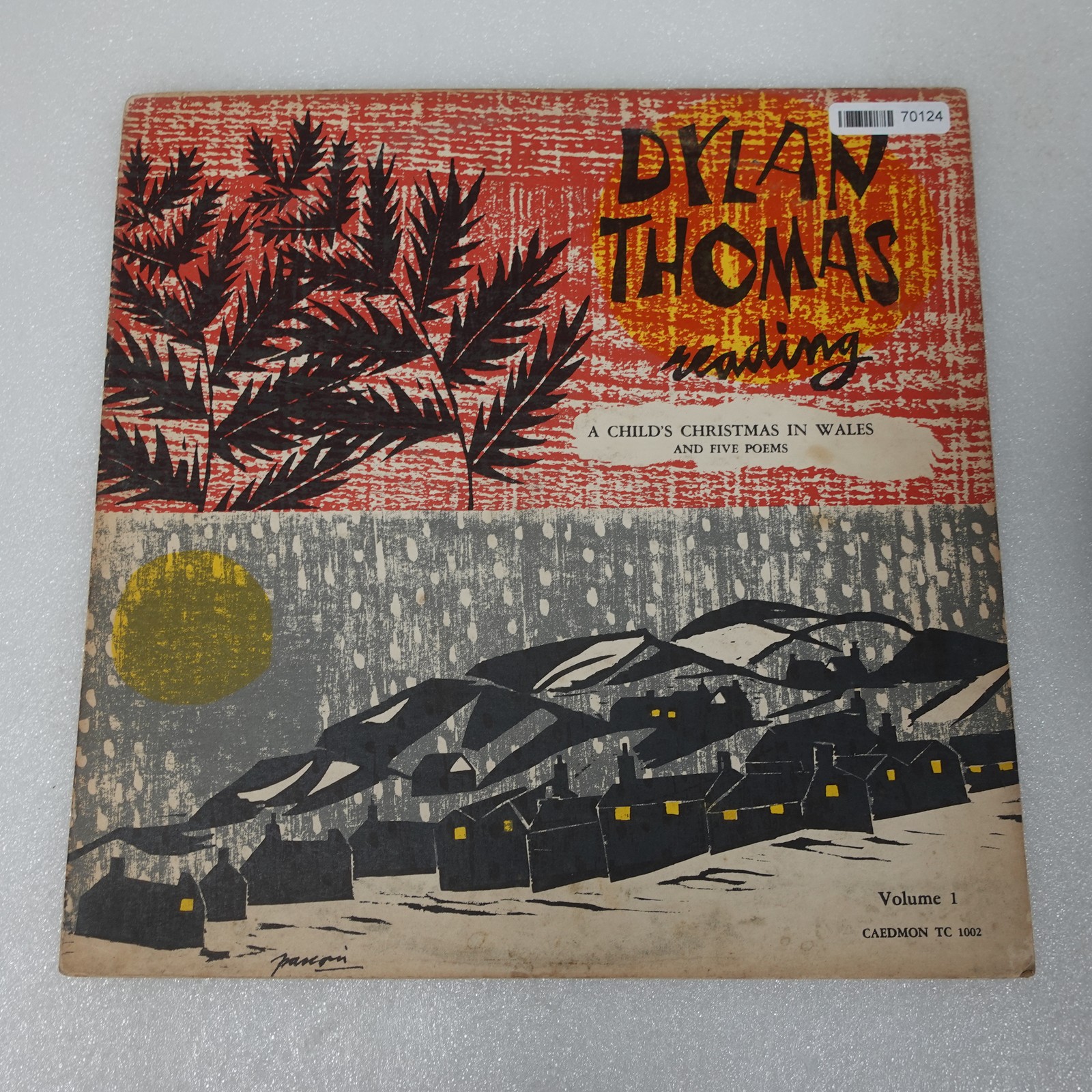 Dylan Thomas Reading Volume 1 LP Vinyl Album Record Non-Music