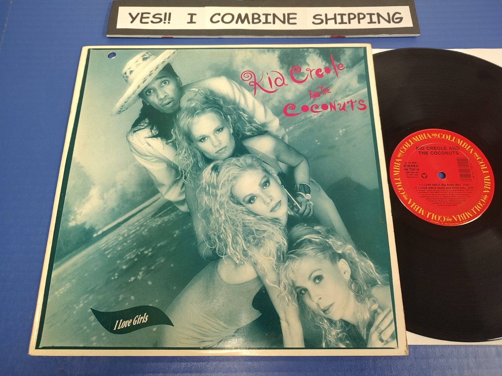 Kid Creole And The Coconuts – I Love Girls – 1990 Dance Pop 12″ Maxi Single LP