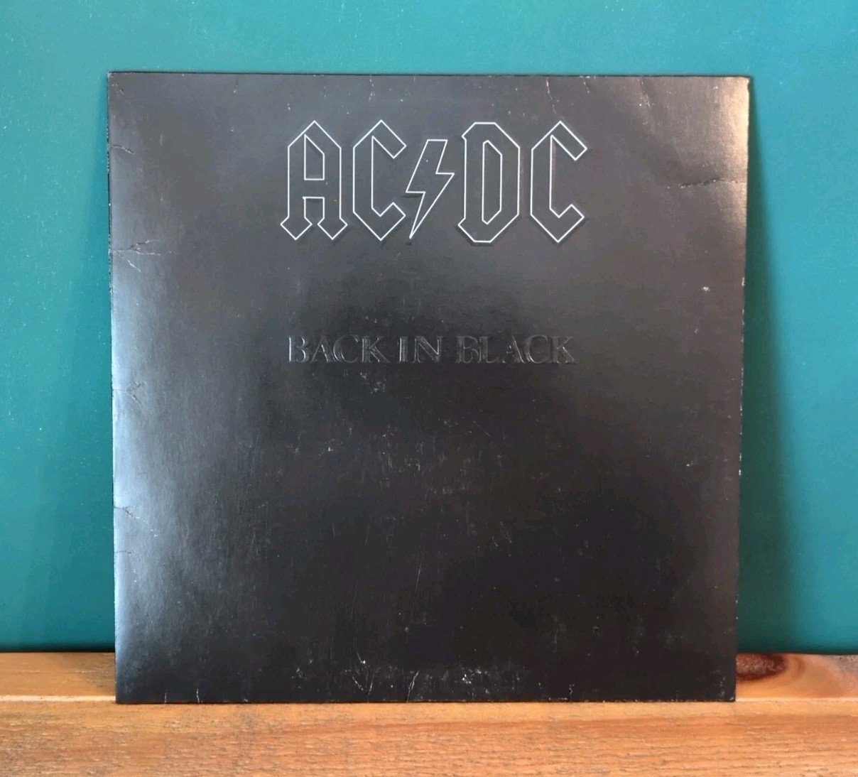 AC/DC Back In Black LP Vinyl Record 1980 Atlantic ATL 50 735 German Embossed