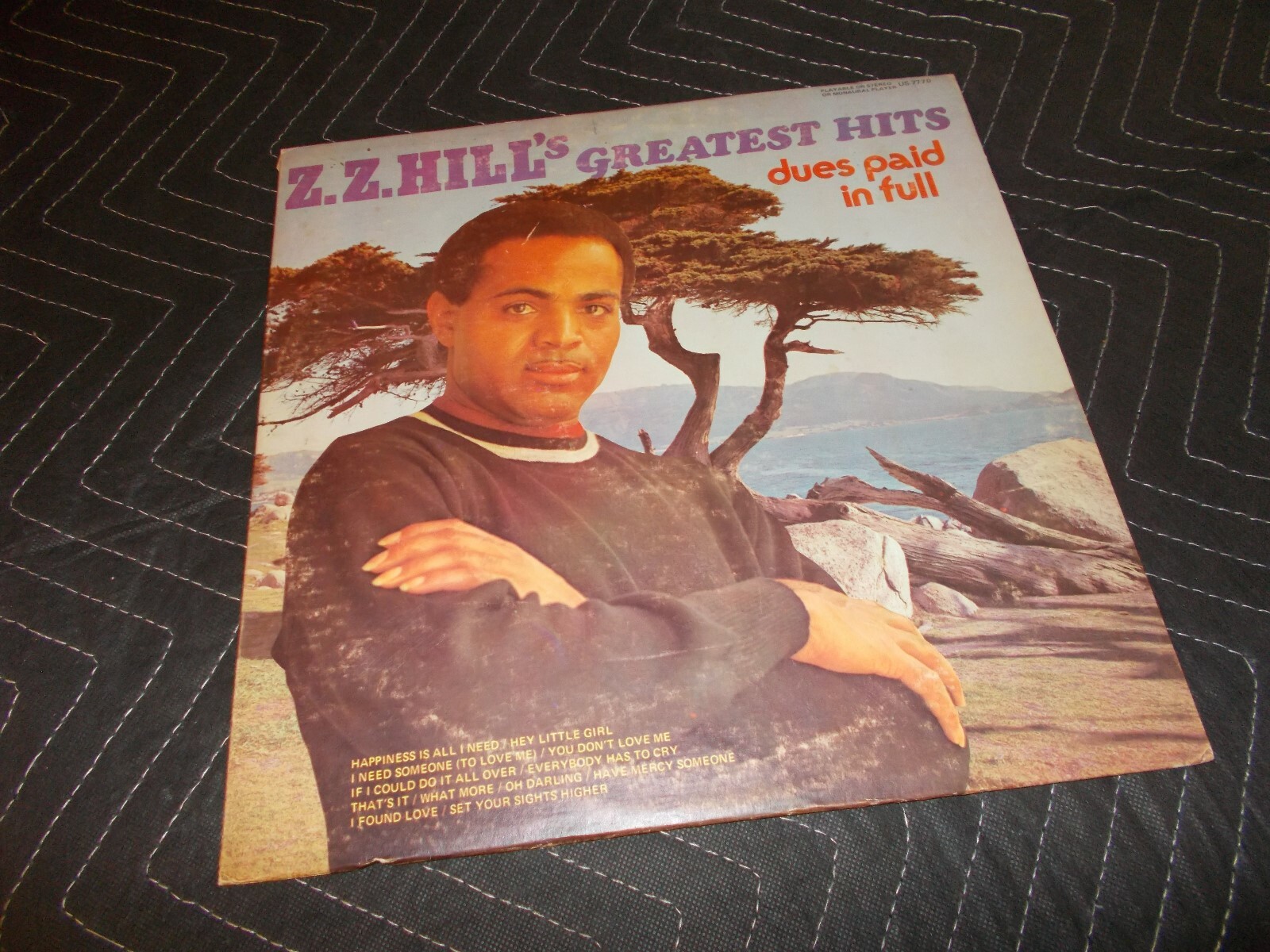 Z.Z. HILL Dues Paid In Full-Greatest Hits LP ’71 United SOUL Blues (VG+)