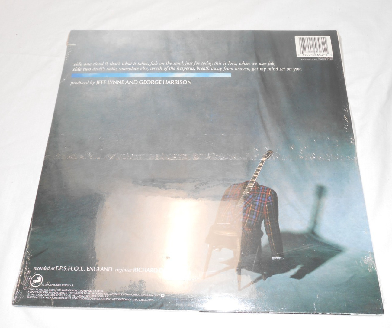 NEW Factory SEALED George Harrison Cloud Nine Vinyl 1987 Original Dark Horse