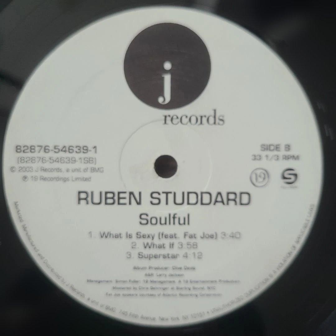 Ruben Studdard Soulful Vinyl LP Near Mint Condition R&B 2000s Classic