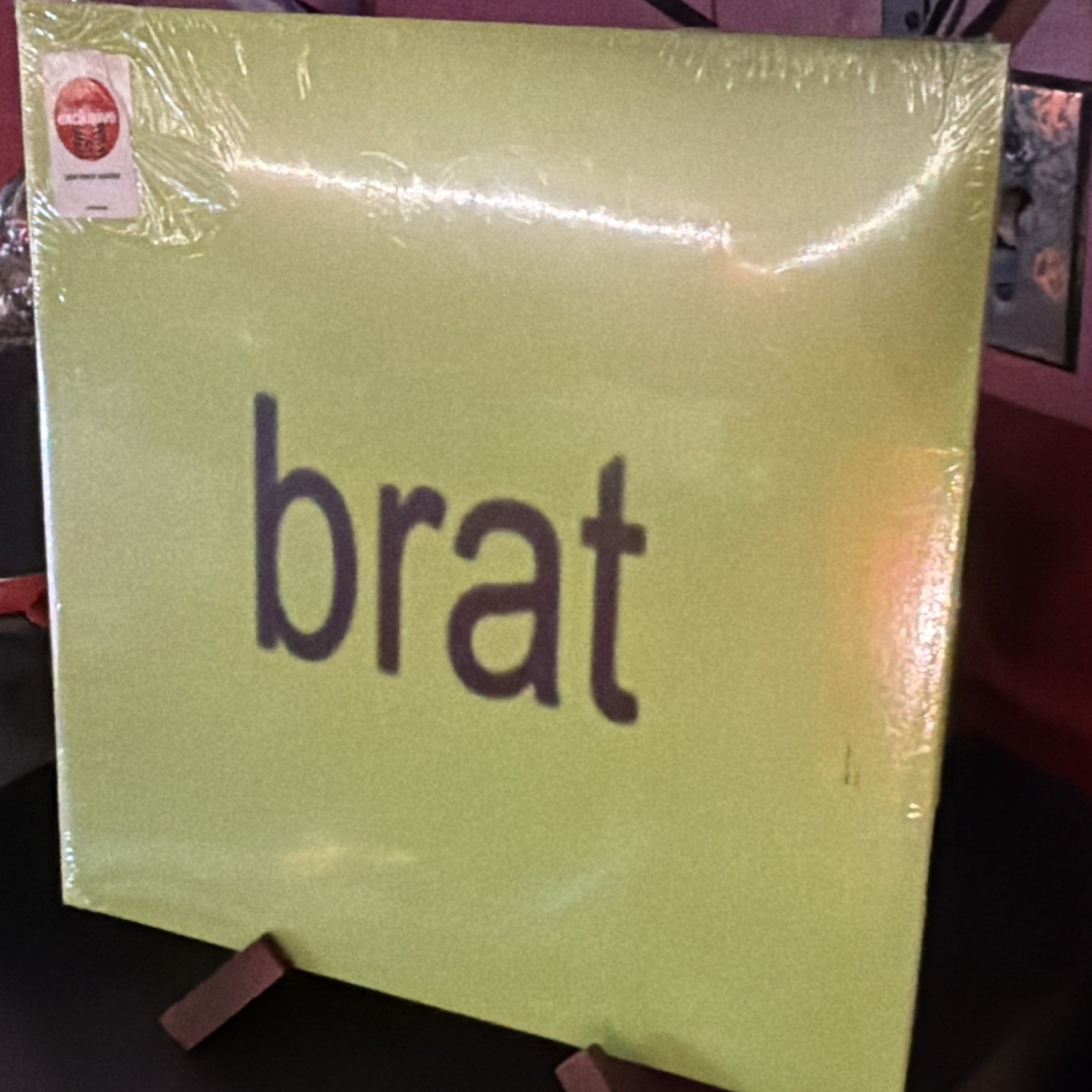 Charli XCX – Brat | Target Exclusive Pink & Black Splatter Vinyl – MINT