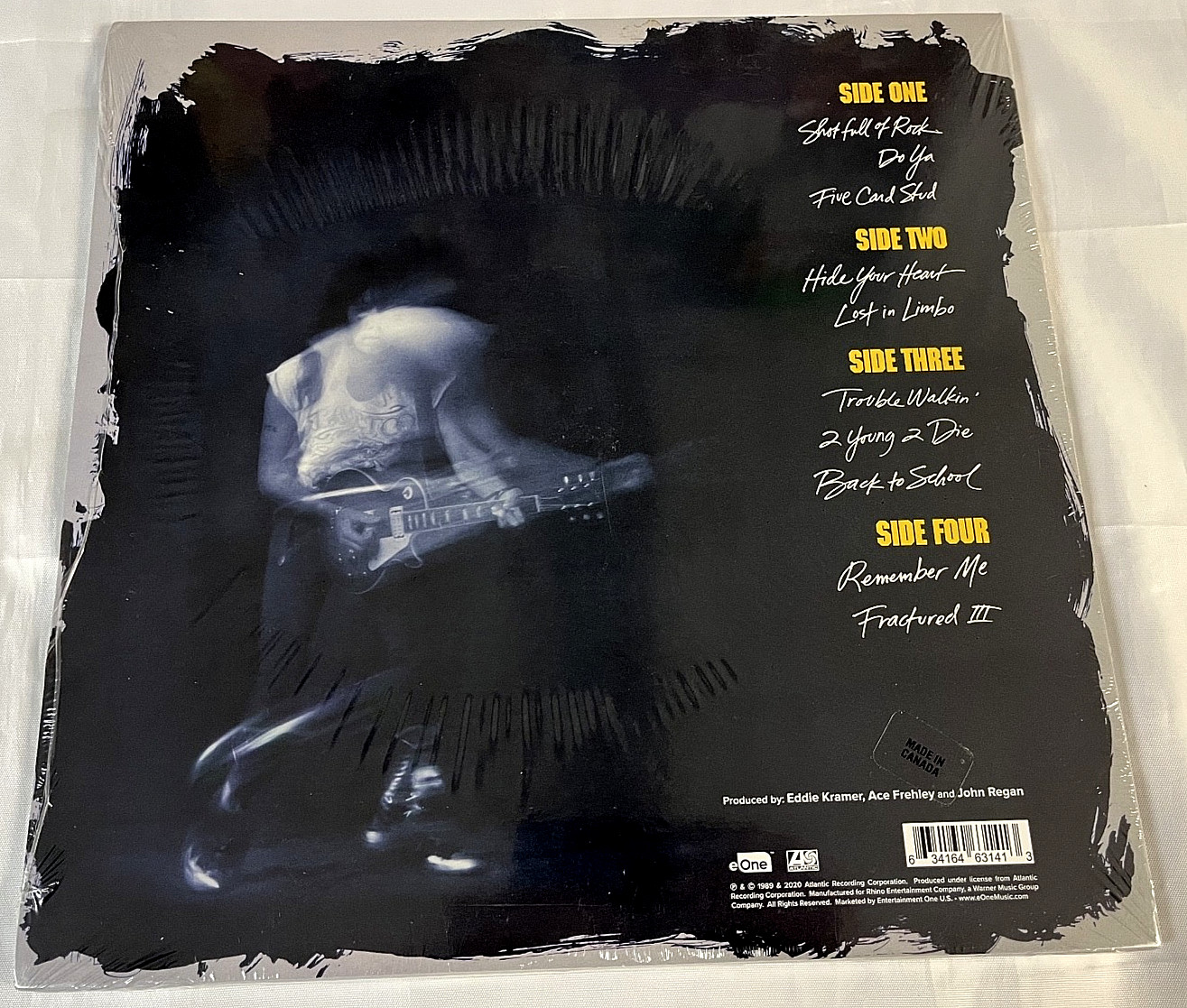 Ace Frehley Trouble Walkin’ 2XLP RSD Yellow/Orange 180G Vinyl Hype Sticker KISS