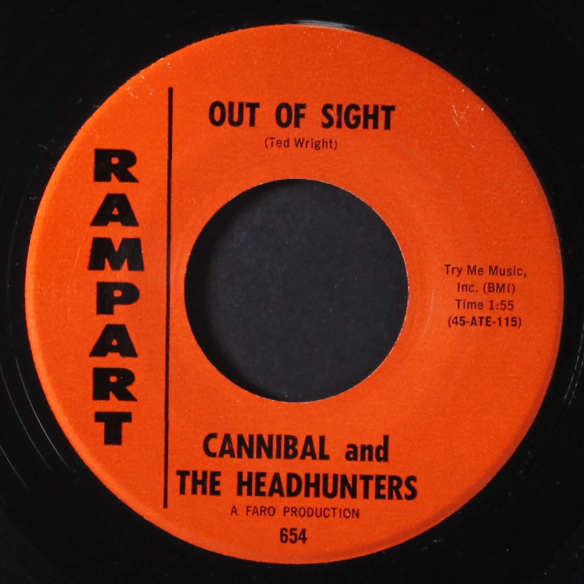 CANNIBAL & HEADHUNTERS: out of sight / please baby please RAMPART 7″ Single