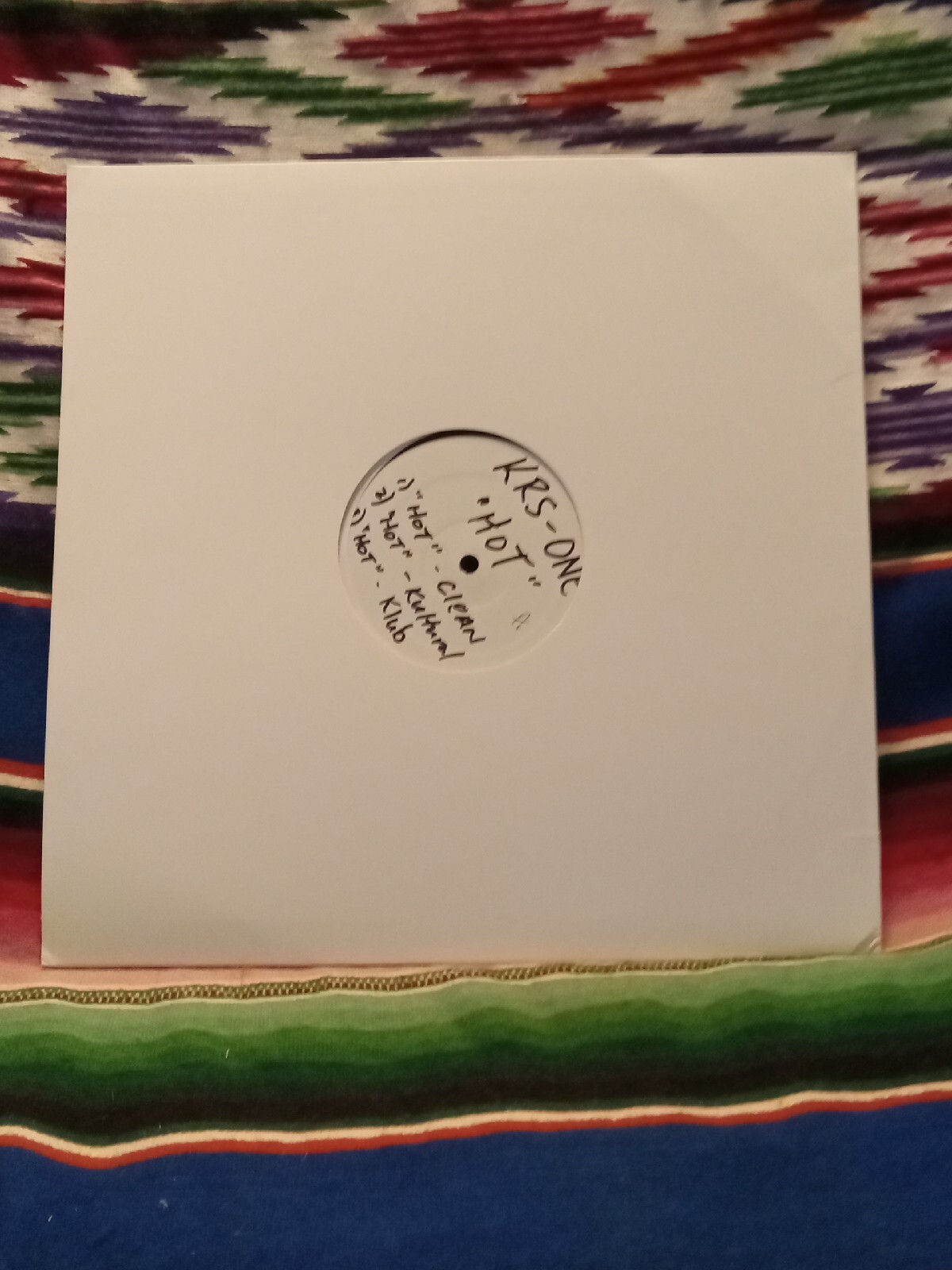 Krs-One Hot Get Yourself Up Remixes 12″ Vinyl Single Promo Koch Records Test 895