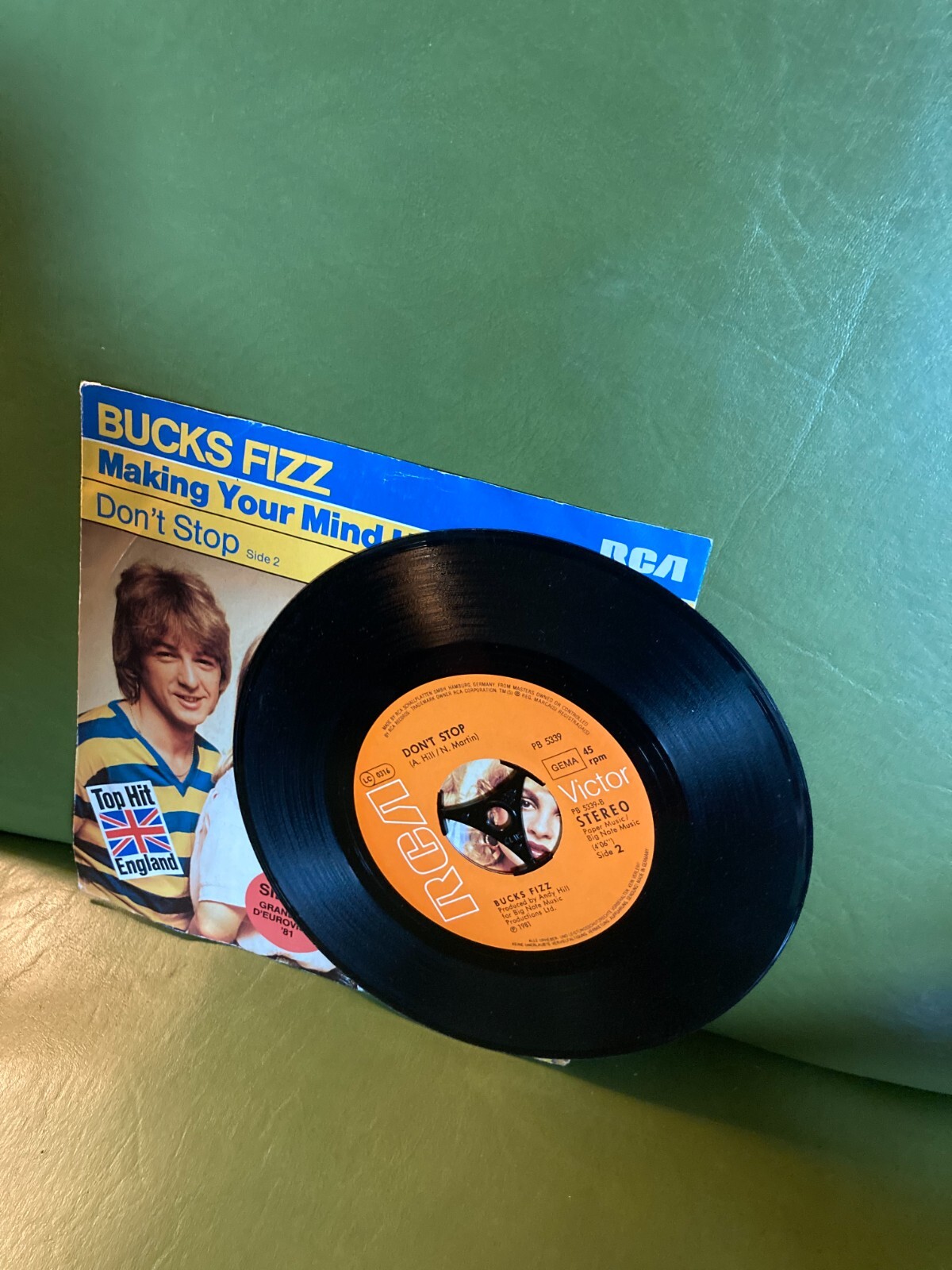 BUCKS FIZZ Making Your Mind Up 45 7″ Vinyl Single Record EUROPOP DISCO 1981 VG+
