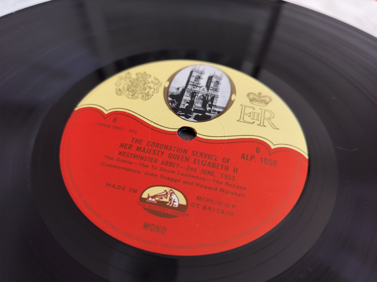 The Coronation of Her Majesty Queen Elizabeth II 1953 UK HMV RLS 600 EX+ 3xLP