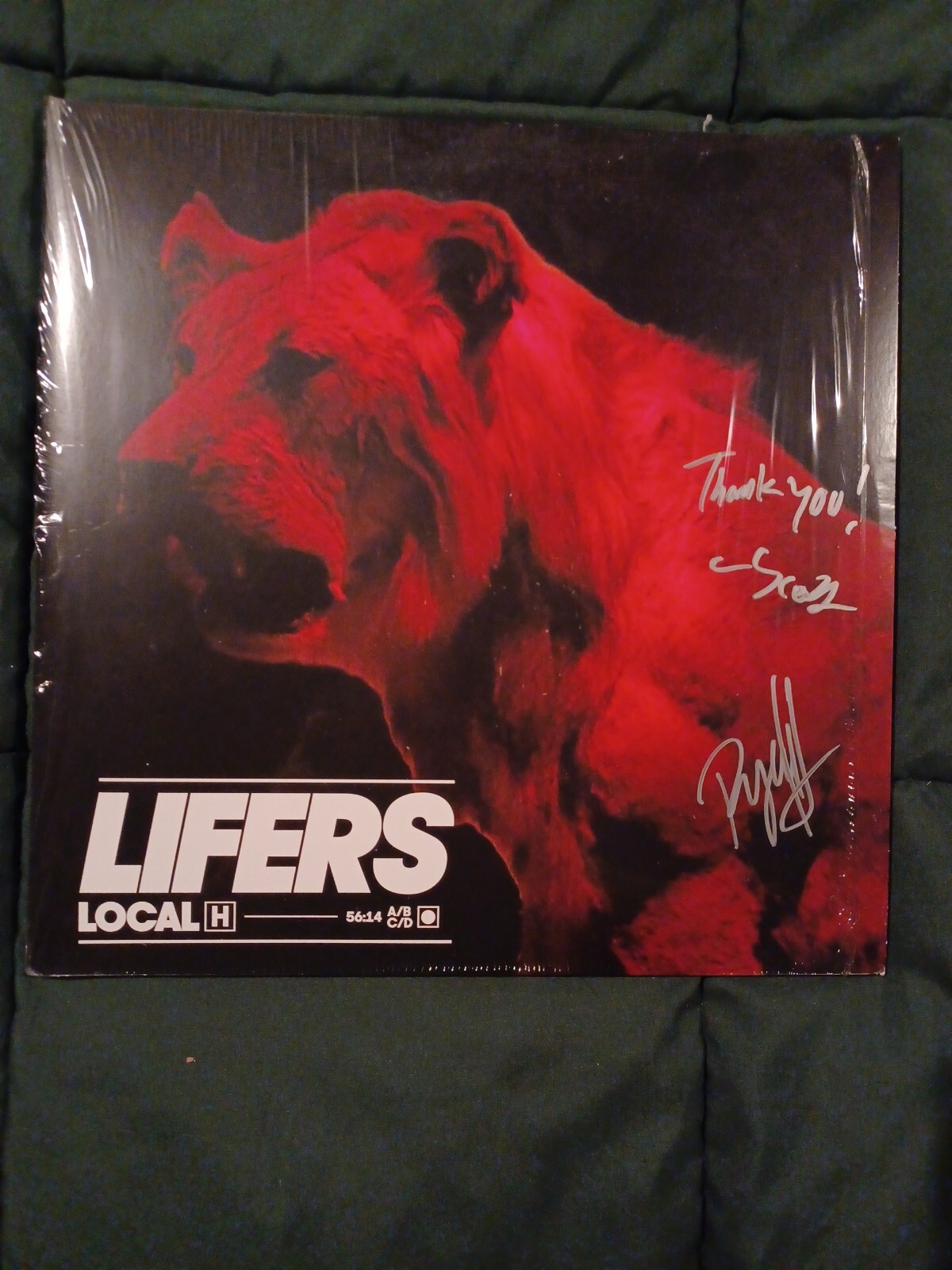 Local H Lifers 2LP Black Vinyl 1st Pressing Signed Autographed