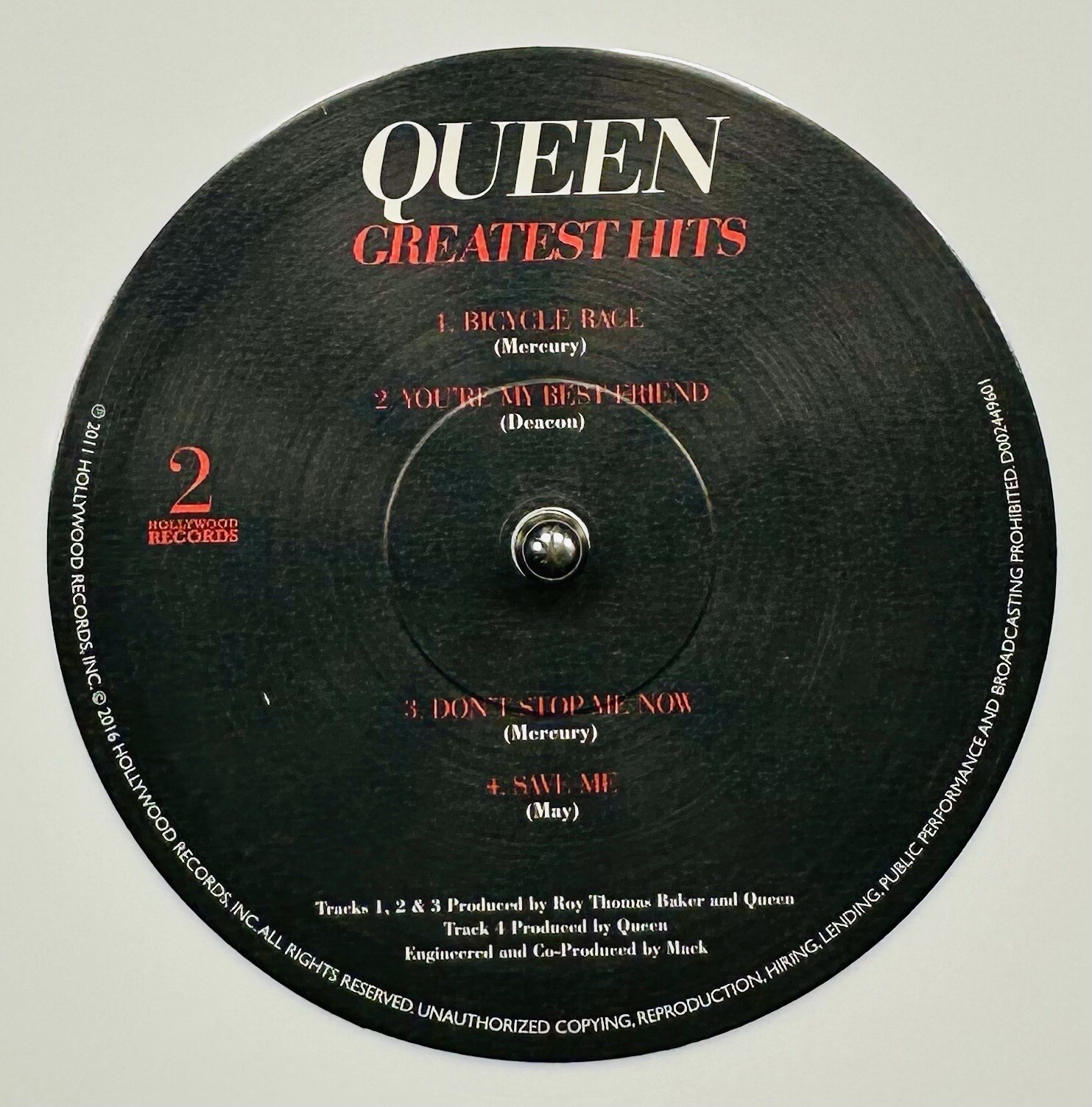Queen – Greatest Hits – Double LP 12” Colored Vinyl Records ** Near Mint ** NM