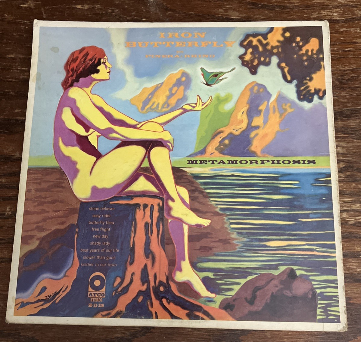 Vinyl 33 RPM LP Record – Iron Butterfly Metamorphosis VG Condition
