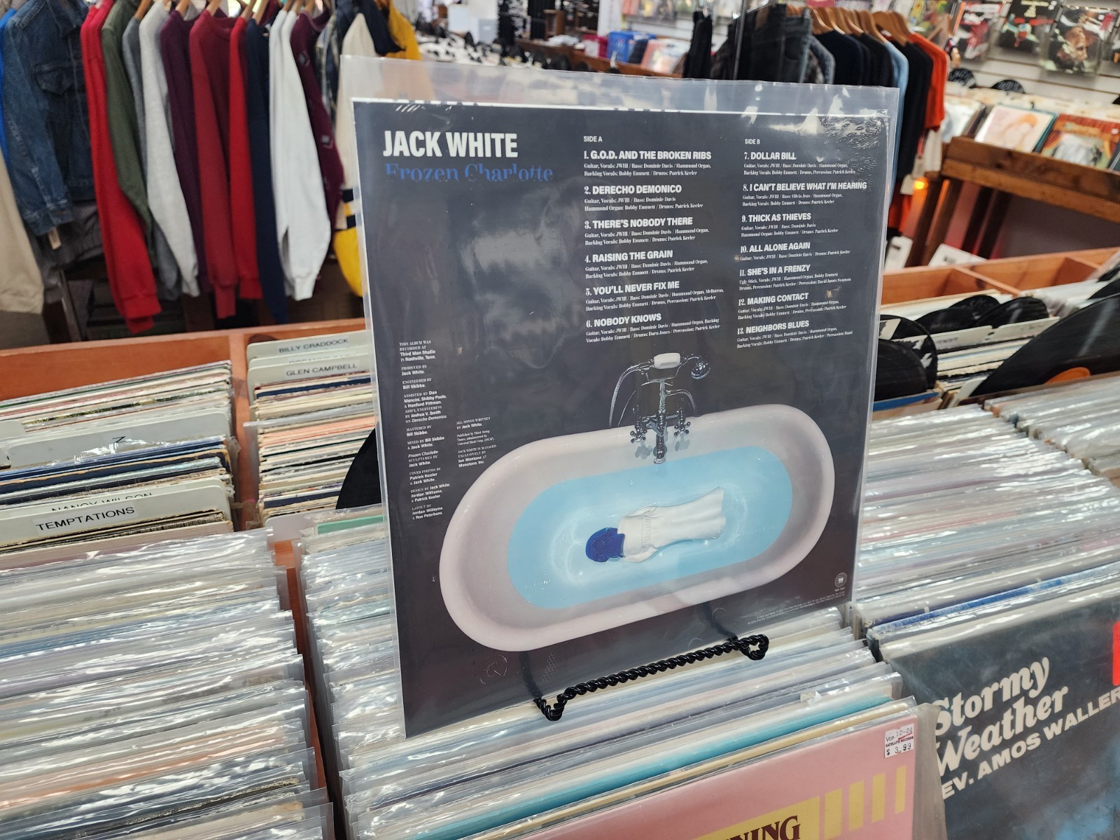 Jack White – Frozen Charlotte – Solid Blue Color Vinyl Record