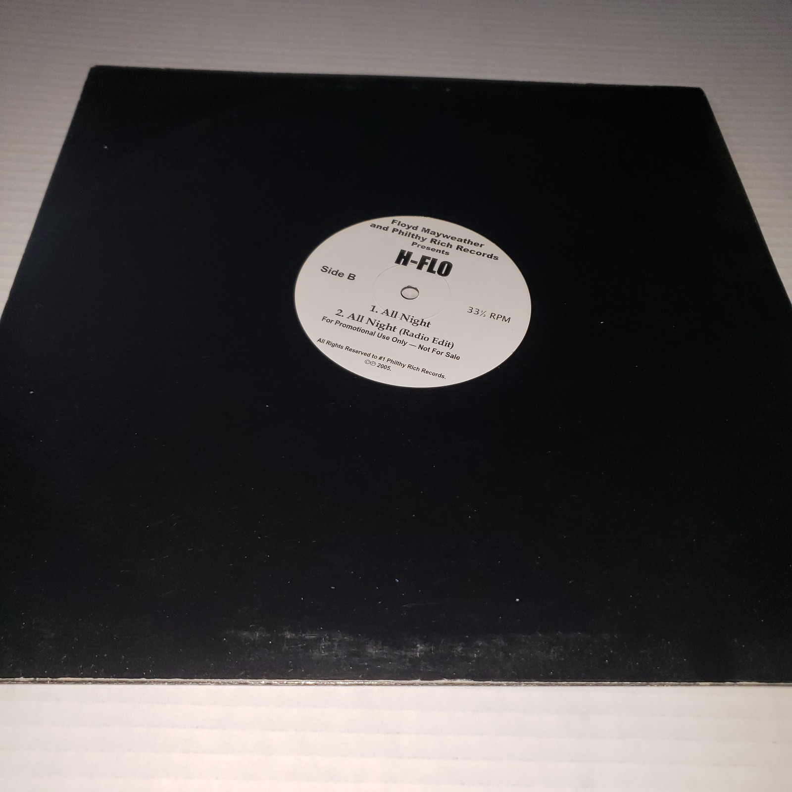 RAP 12″ H-FLO I Get Loose [x2 Mix] All Night Great Condition 2005~PHILTHY~RANDOM