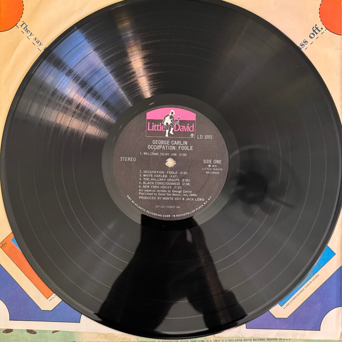 George Carlin – Occupation: Foole Vinyl Record Album LP -1973 Comedy Non Music