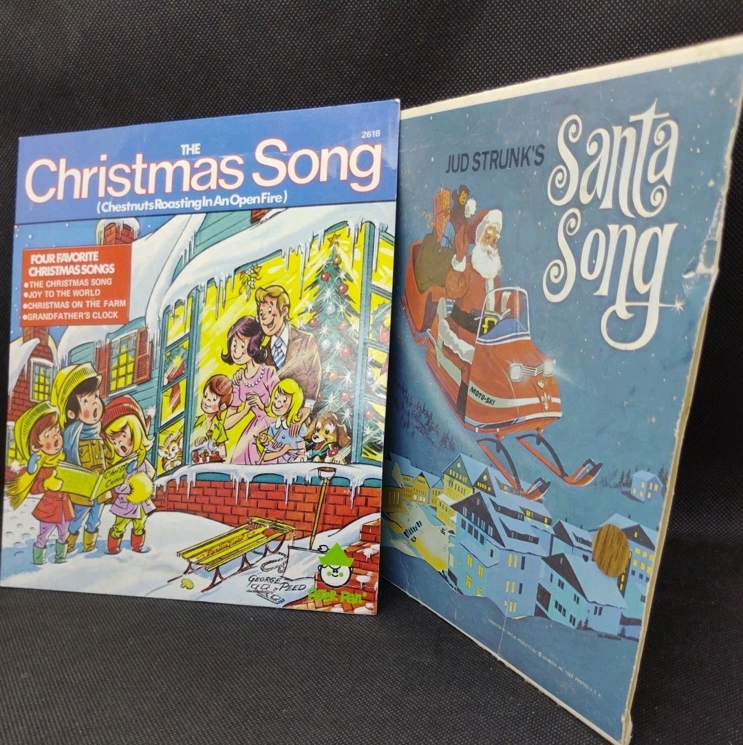 Christmas 45s (Lot Of 2) The Christmas Song & The Santa Song