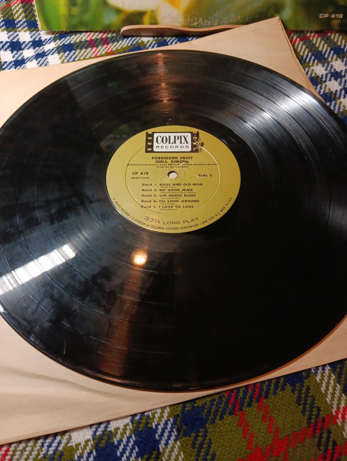 Nina Simone – Forbidden Fruit OG DG MONO GOLD LABEL 1961 CP 419 VG/VG Colpix