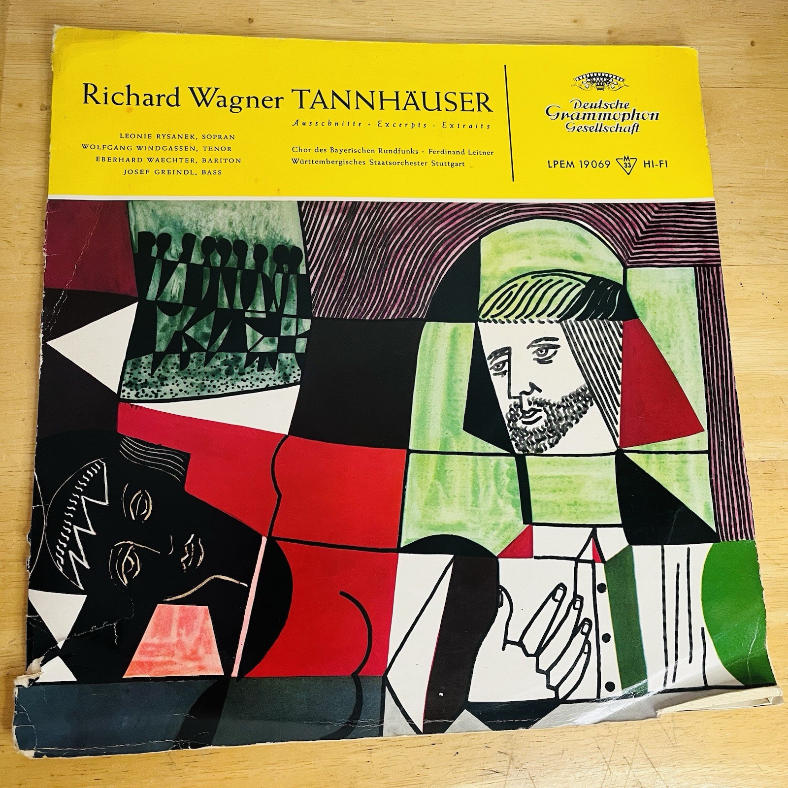Wagner Tannhäuser DG 19069 LP-7992 Leonie Rysanek Deutsche Grammophon Vinyl