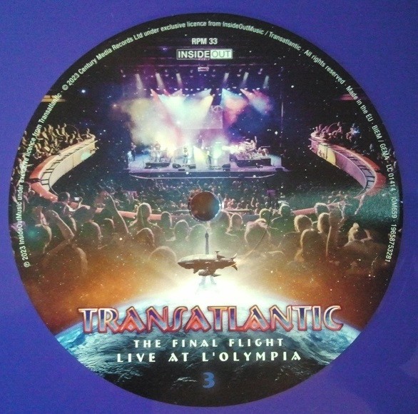 Transatlantic – The Final Flight: Live At L’Olympia, LP Boxset, 4vinyl