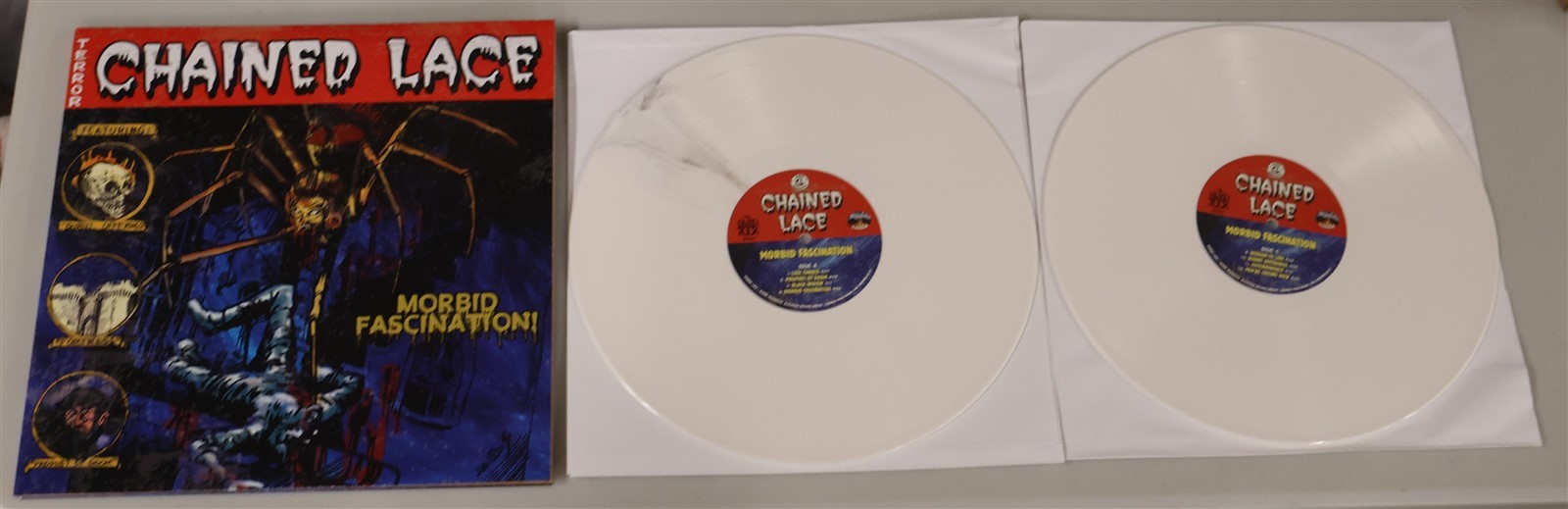 Chained Lace Morbid Fascination White Vinyl Record new Female Fronted Doom