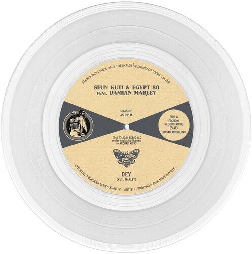 Seun Kuti – Dey / Dey (Instrumental) [New 7″ Vinyl] Colored Vinyl