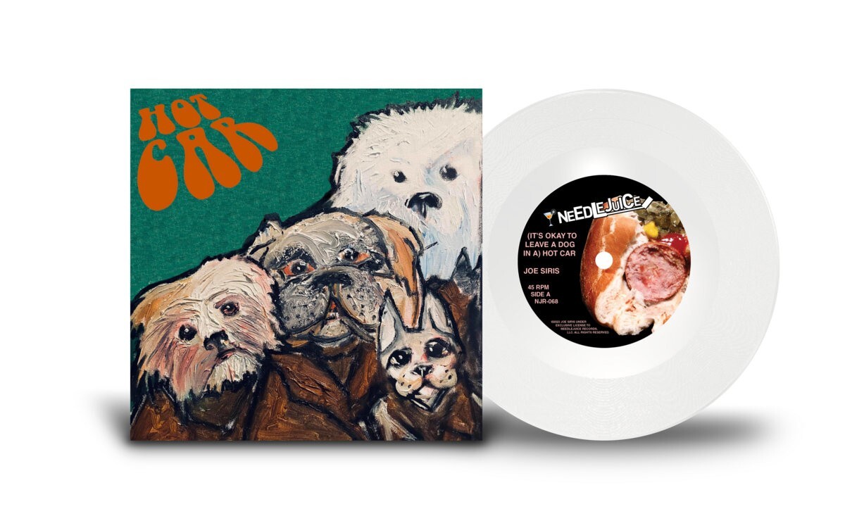 Beatles PARODY 7″ Record – “It’s Okay To Leave A Dog In A Hot Car” – White Vinyl