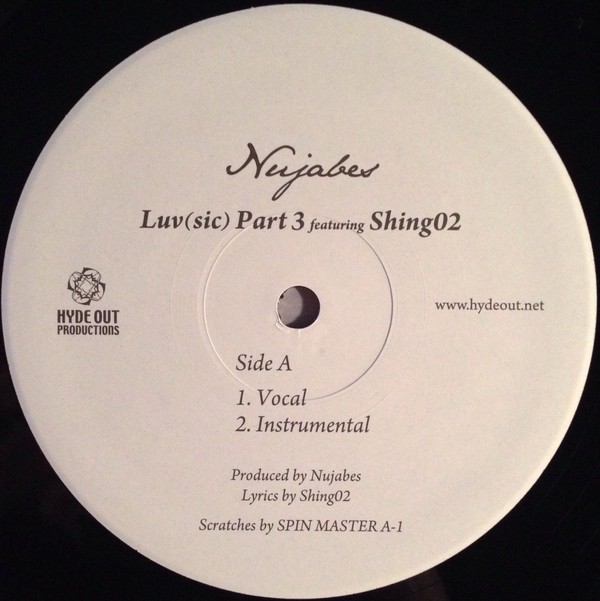 Nujabes Featuring Shing02 – Luv(sic) Part 3 12″ Hyde Out Productions HOR-060