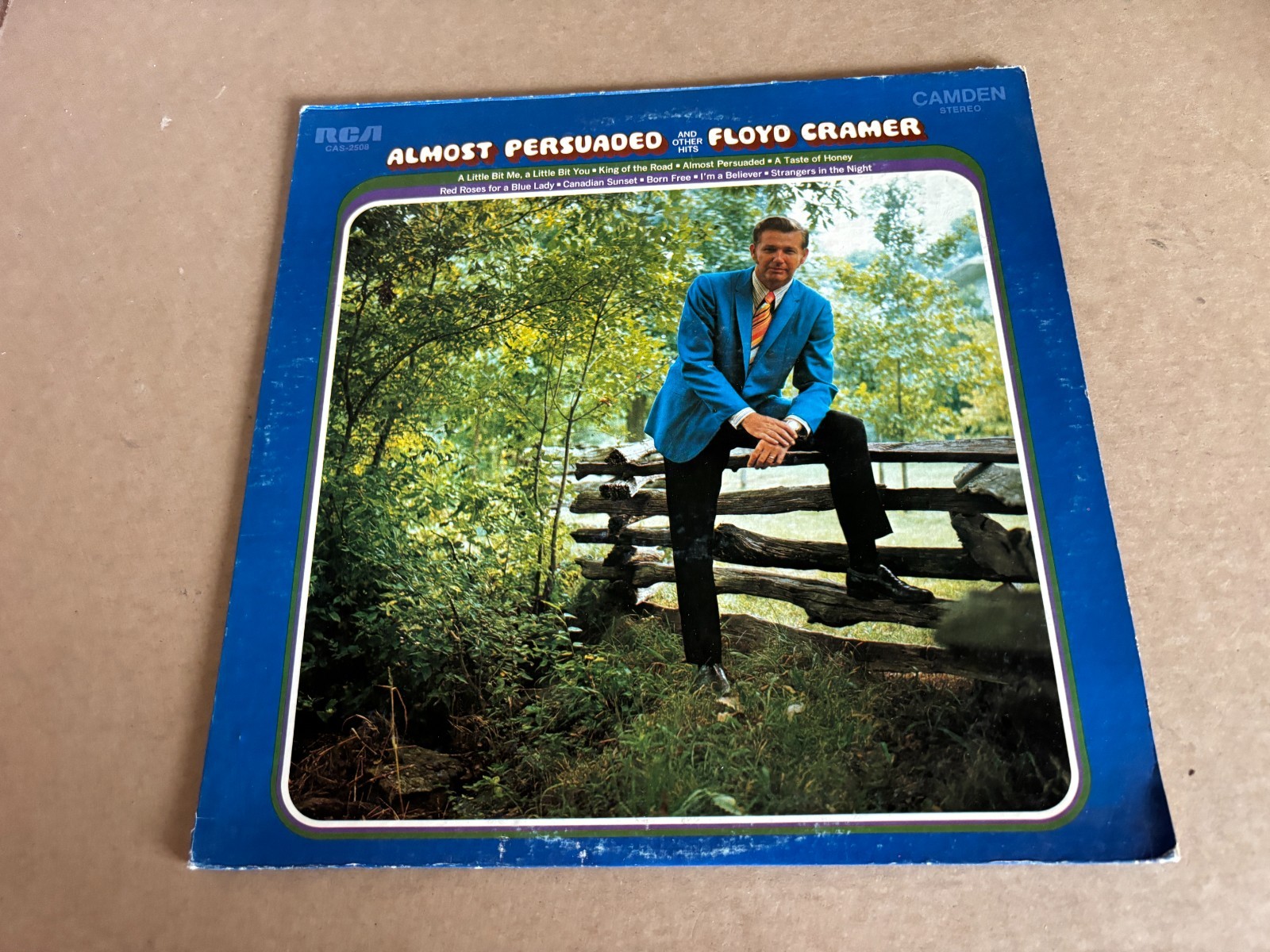 Floyd Cramer Almost Persuaded 71 RCA Camden VINYL LP instrumental piano country