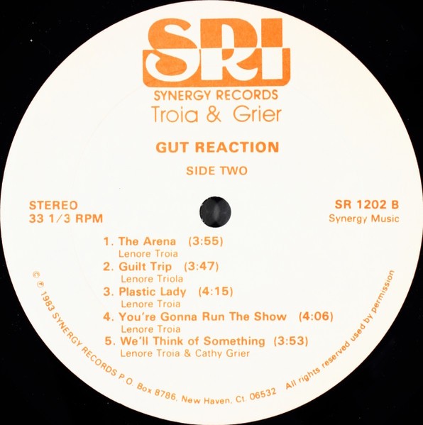 Lenore Troia / Cathy Grier – Gut Reaction (LP, Album) (Very Good Plus (VG+))