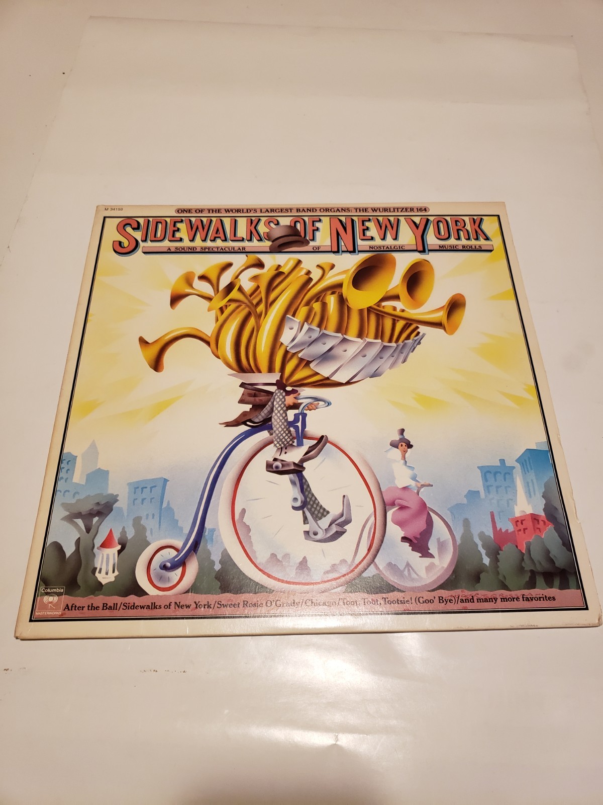 Sidewalks Of New York Jazz Pop Band Organ Nostalgic 1976 M-34159 Vinyl 12”