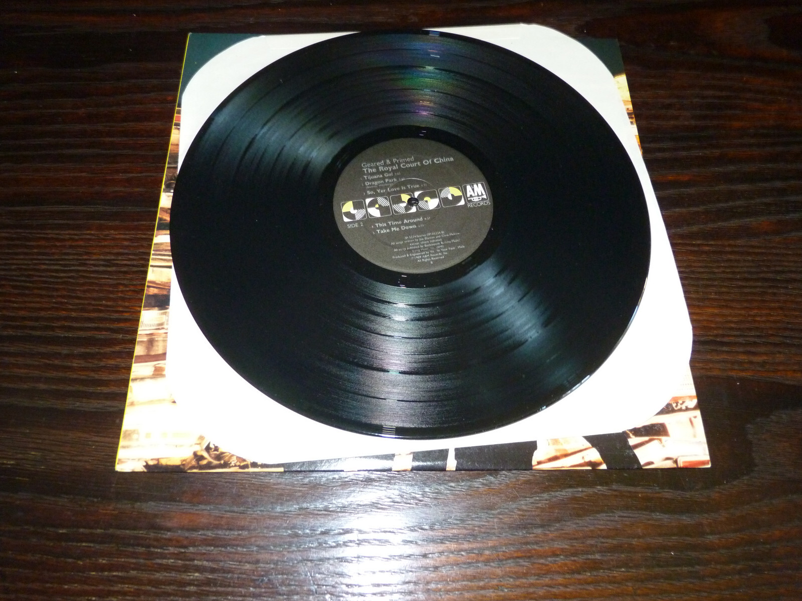 The Royal Court Of China – Geared & Primed (1989 Vinyl Record LP) A&M SP 5234