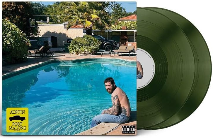POST MALONE – AUSTIN, ORG 2023 EU FOREST FREEN vinyl 2LP, NEW – SEALED!