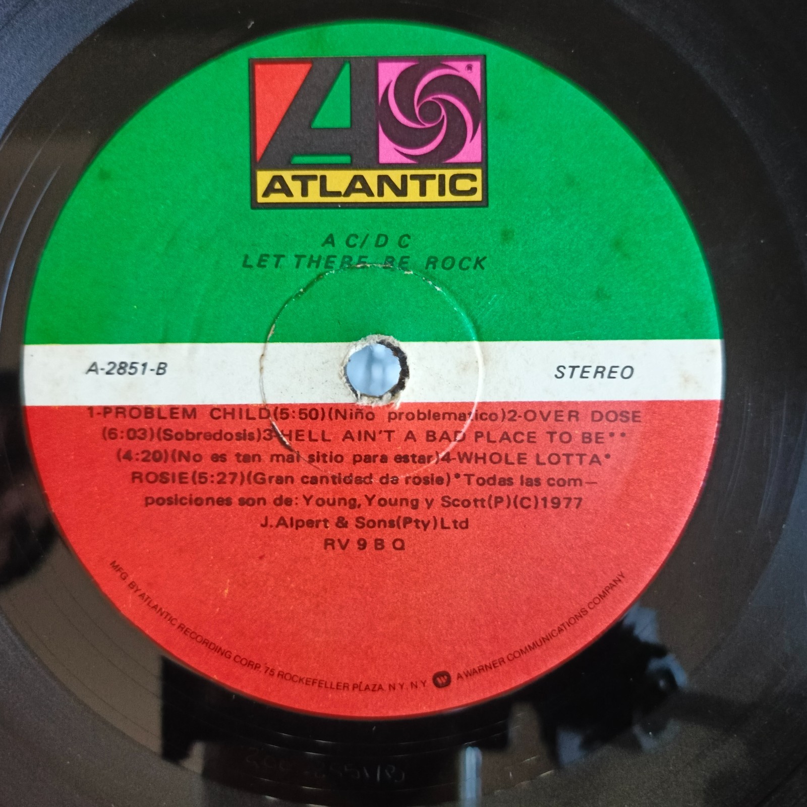 AC/DC – Let There Be Rock [1982] Vinyl LP Hard Rock Heavy Metal Atlantic