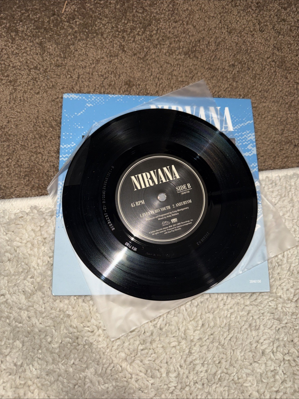 Nirvana Endless Nameless Aneurysm Even In His Youth 7in 45rpm Vinyl Never played