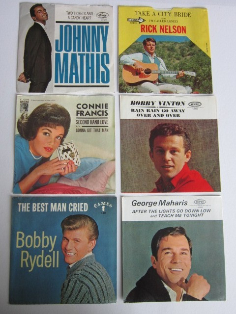 1960s POP COUNTRY Lot Of 53 PICTURE SLEEVES 45 RPM No Records ALL PICTURED