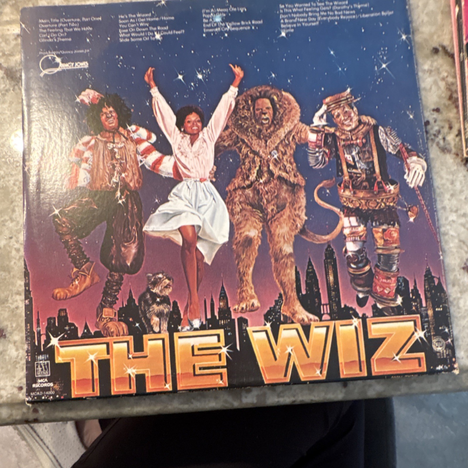 Quincy Jones The Wiz Double LP Vinyl MCA Records 12″ 33 RPM Soundtracks