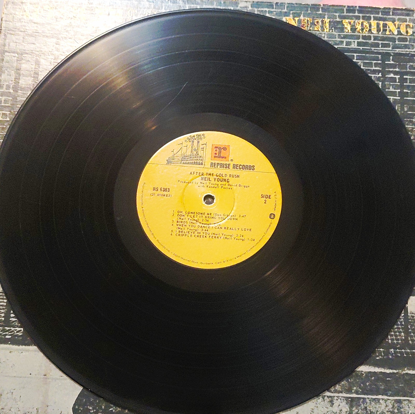 Neil Young After the Gold Rush Reprise RS 6383 LP 12″ Black Vinyl Sleeve