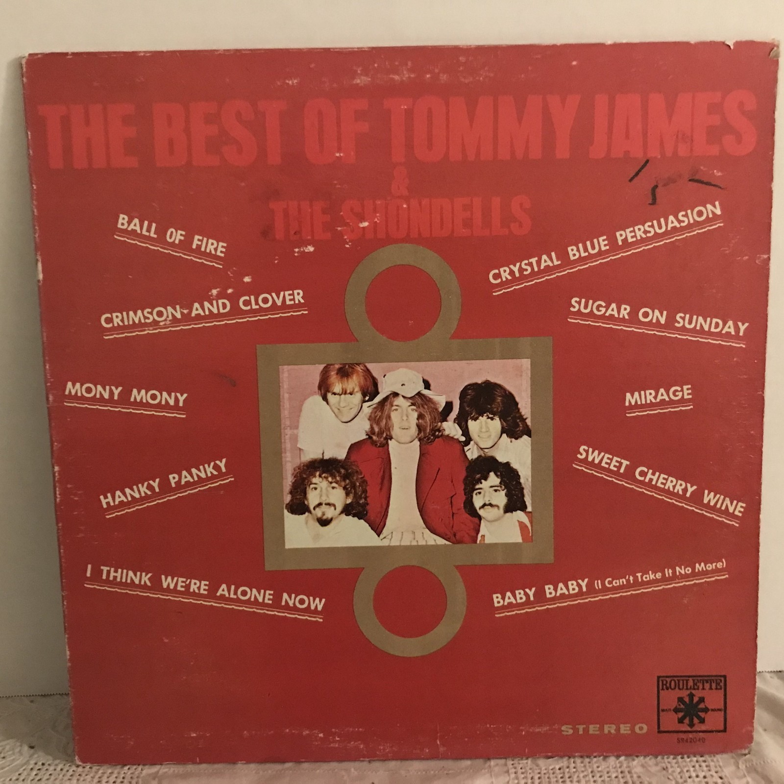 Tommy James & The Shondells – The Best Of – Vintage Vinyl LP Record SR-42040