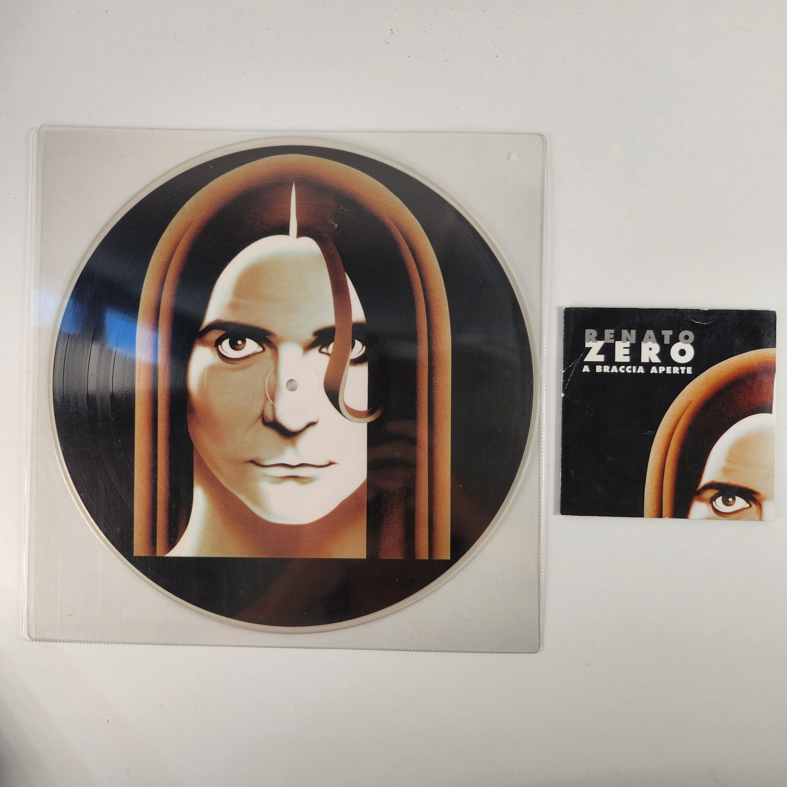 Renato Zero – Cattura Vinile 33 Giri Picture Disc Usato + Cd A Braccia Aperte