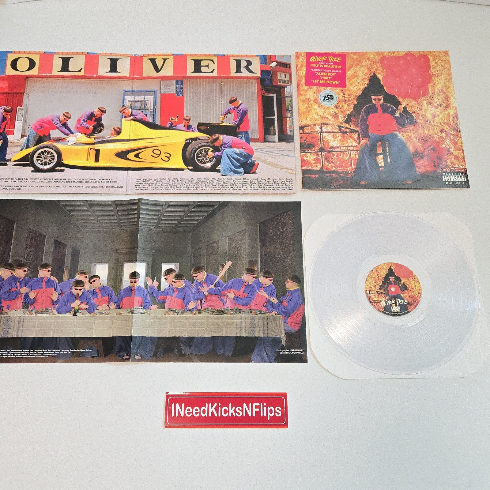 Oliver Tree Ugly Is Beautiful CLEAR VINYL LP – ALIEN BOY SEALED NEW! SHIPS NOW!!