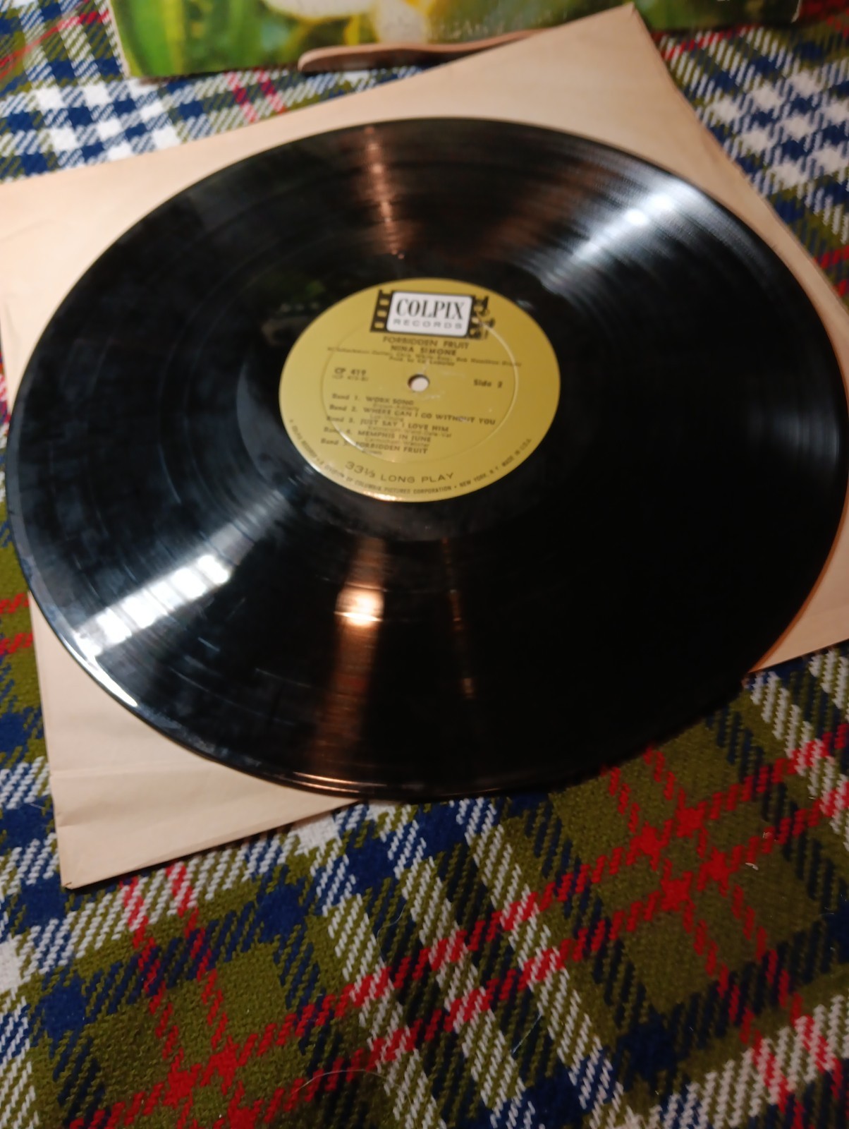 Nina Simone – Forbidden Fruit OG DG MONO GOLD LABEL 1961 CP 419 VG/VG Colpix