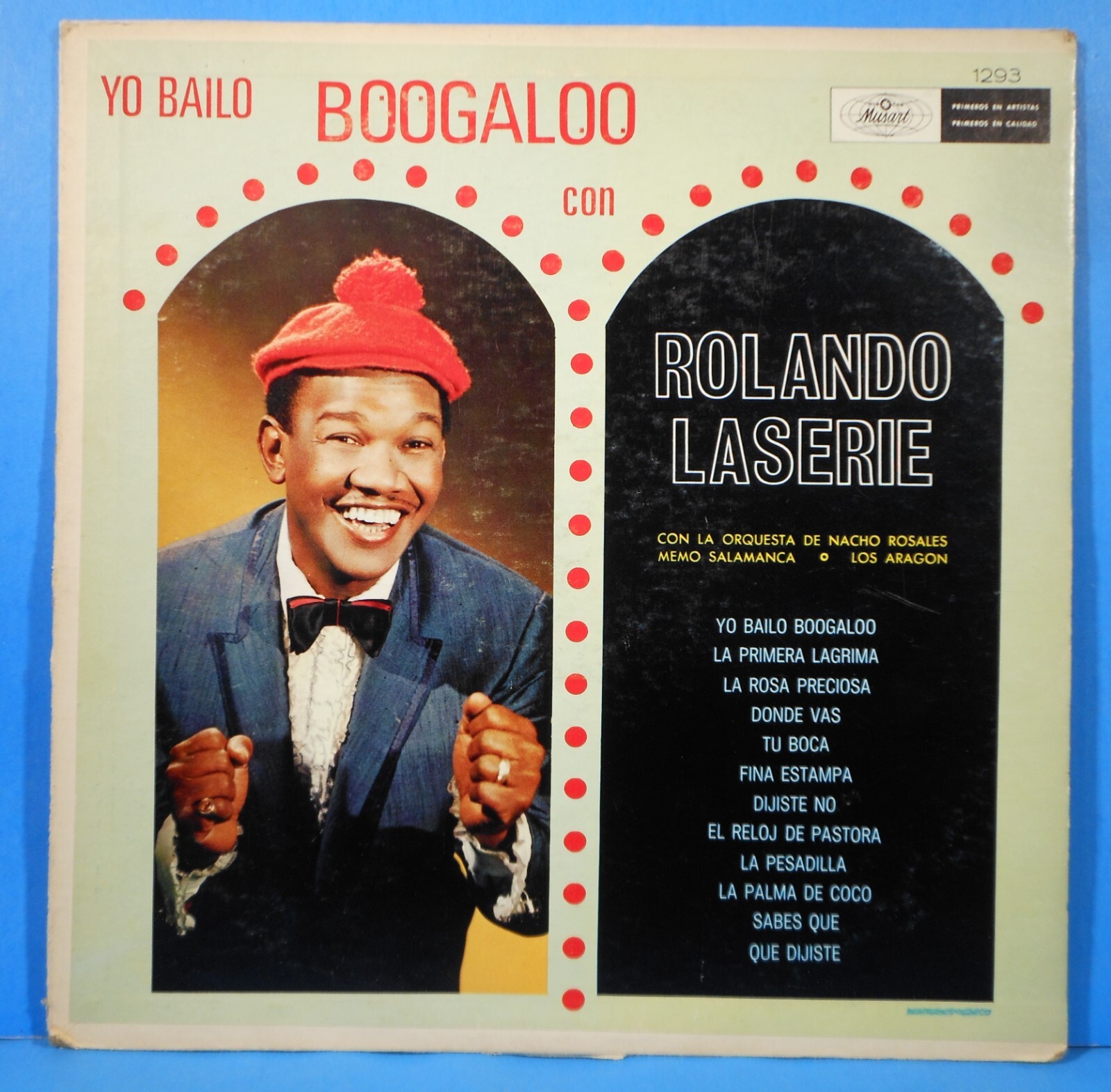 YO BAILO BOOGALOO CON ROLANDO LASERIE LP AFRO-CUBAN NICE CONDITION! VG/VG+!!