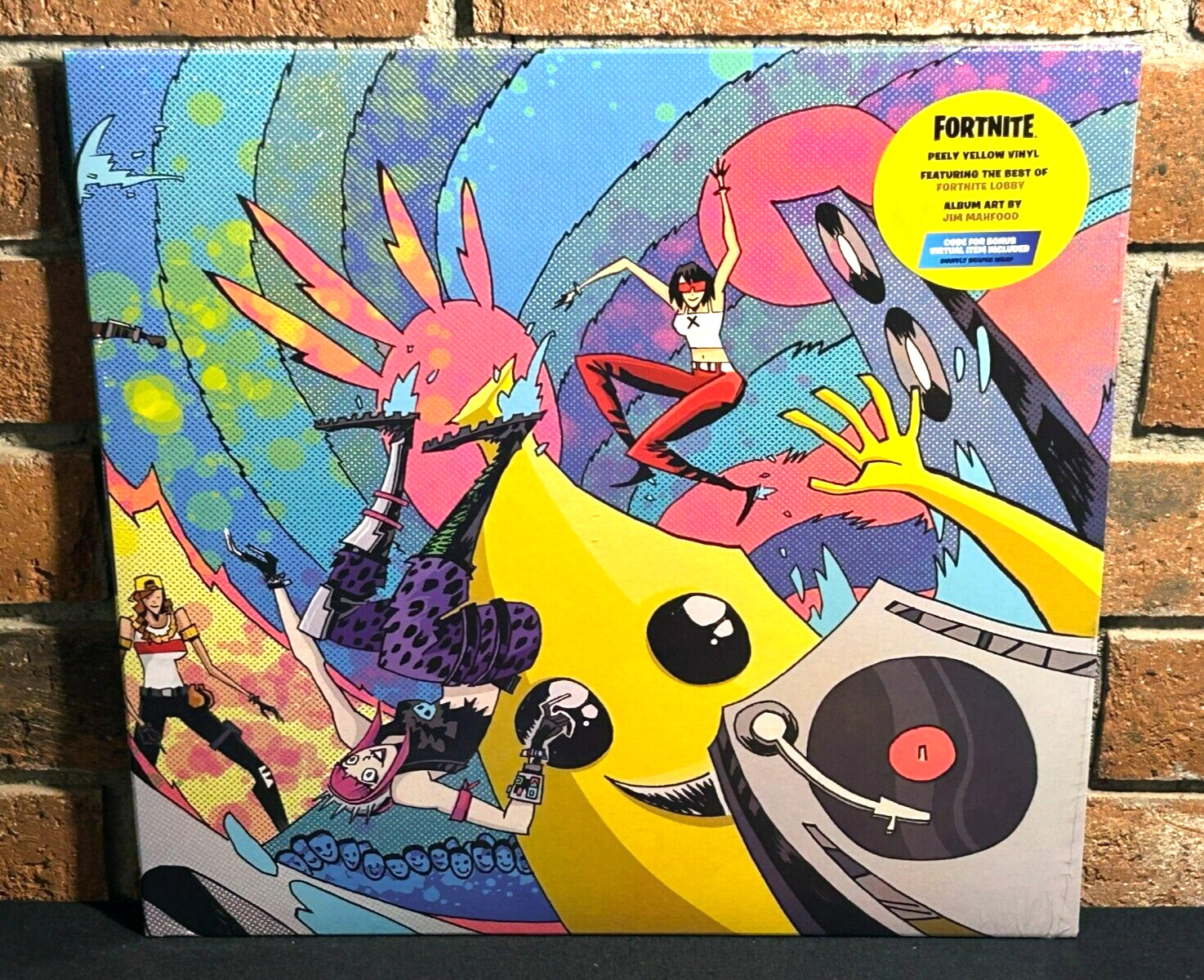 FORTNITE: BEST OF THE LOBBY – Soundtrack, Ltd YELLOW COLOR VINYL LP New & Sealed