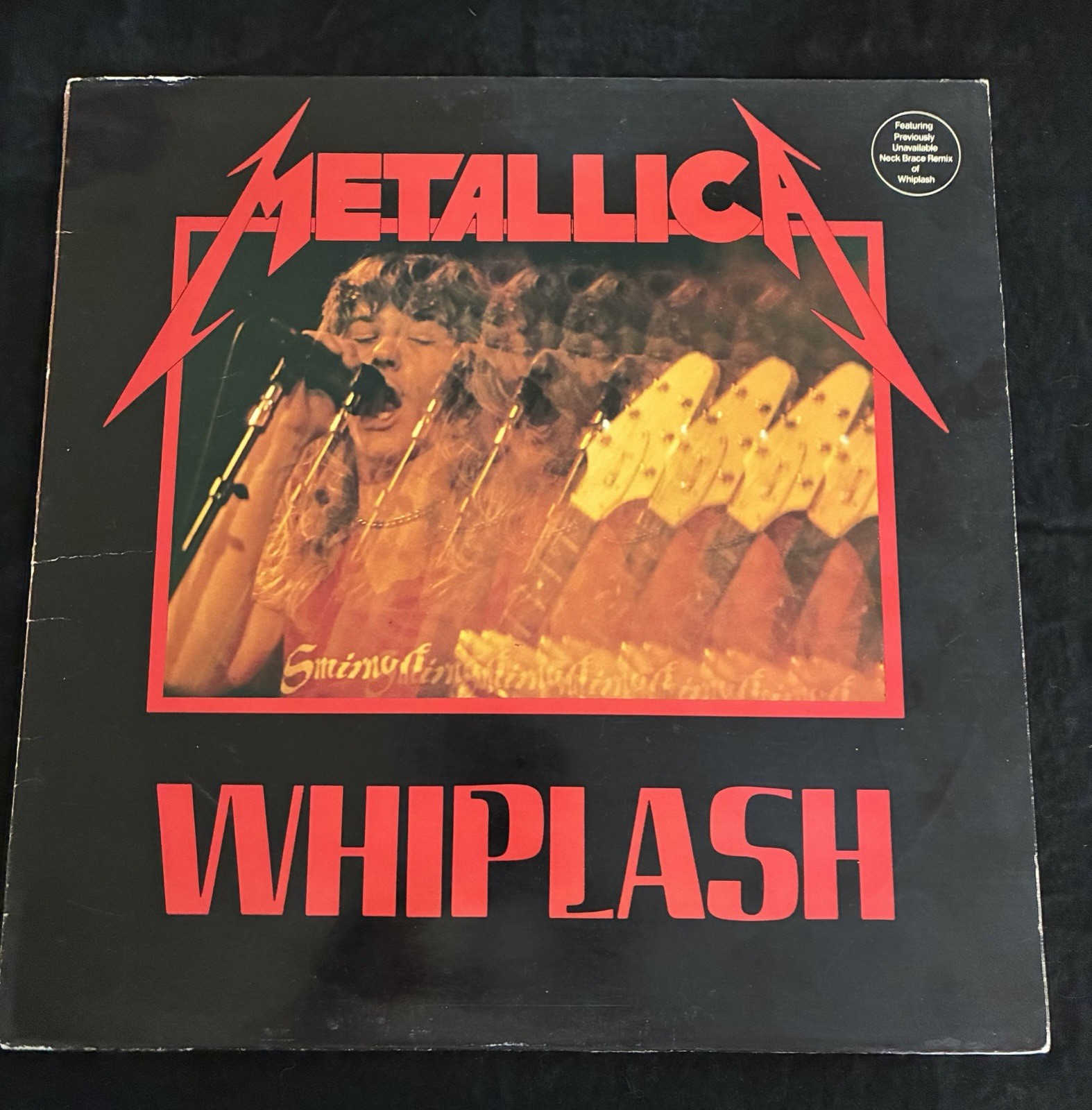 Metallica Whiplash vinyl- Cover Only- No Record