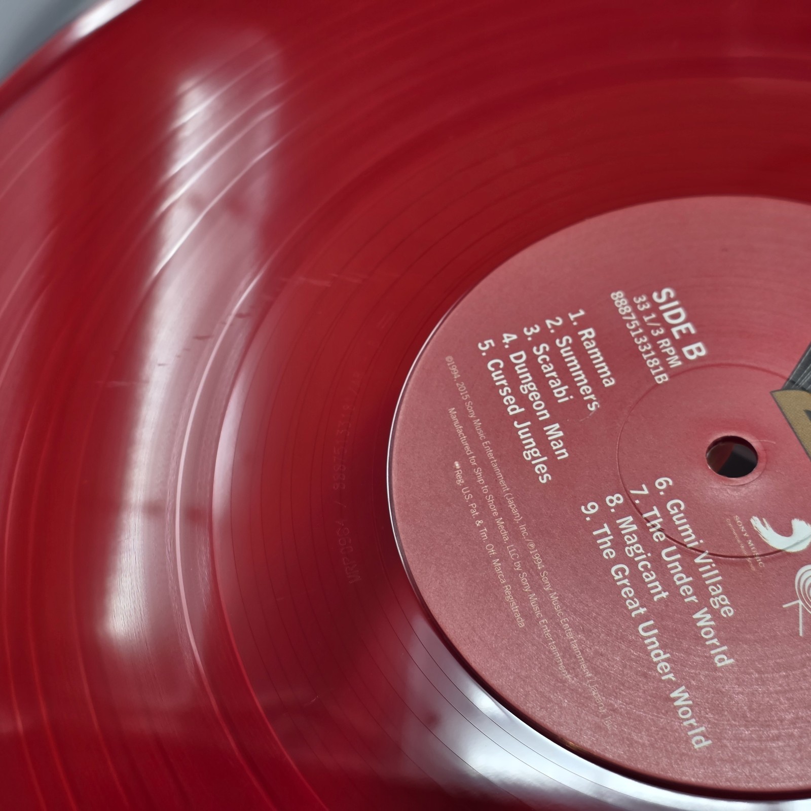 Mother 2 Vinyl LP Record Red OST VGM SNES Earthbound Not Moonshake SCRATCHED