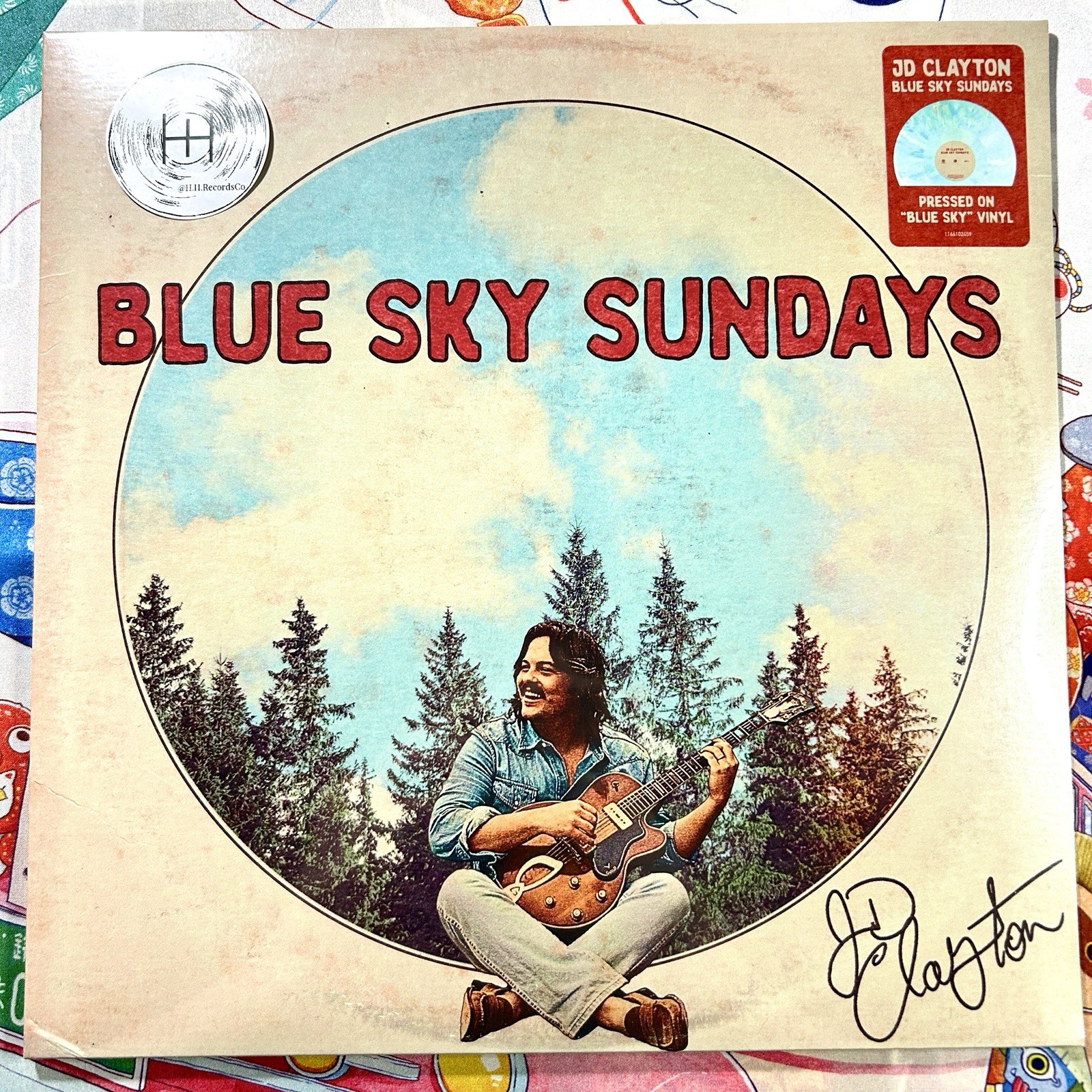 Jd Clayton Blue Sky Sundays Vinyl LP | Blue Sky Colored Sealed New Record Mint